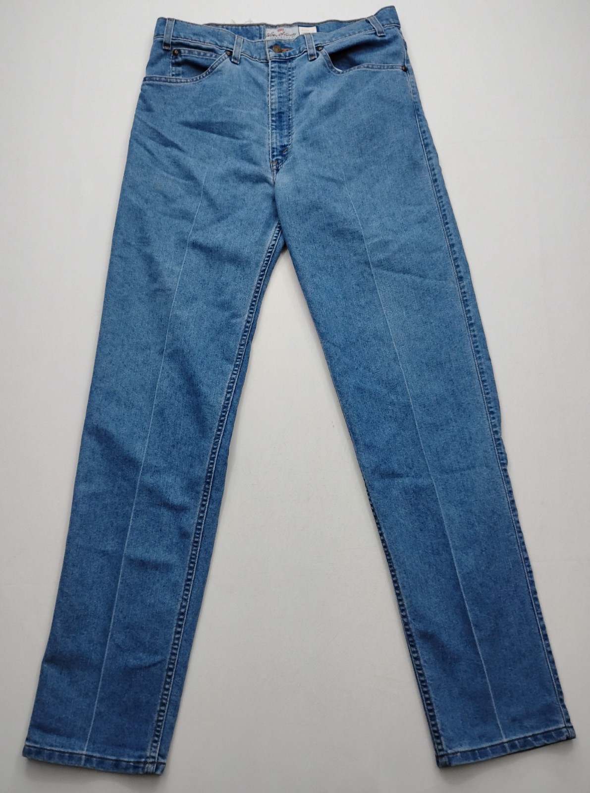 Levi’s 540 Brown Tab 34×34 Vintage 90s Relaxed Fit Blue Denim Mexico Jeans 1994
