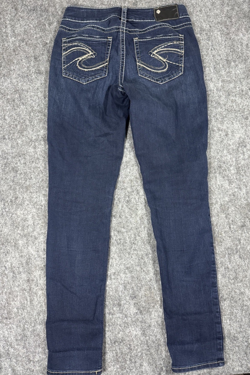 Silver Jeans Suki Super Stretch Jeans Women’s Size 27/31 Denim Dark Wash