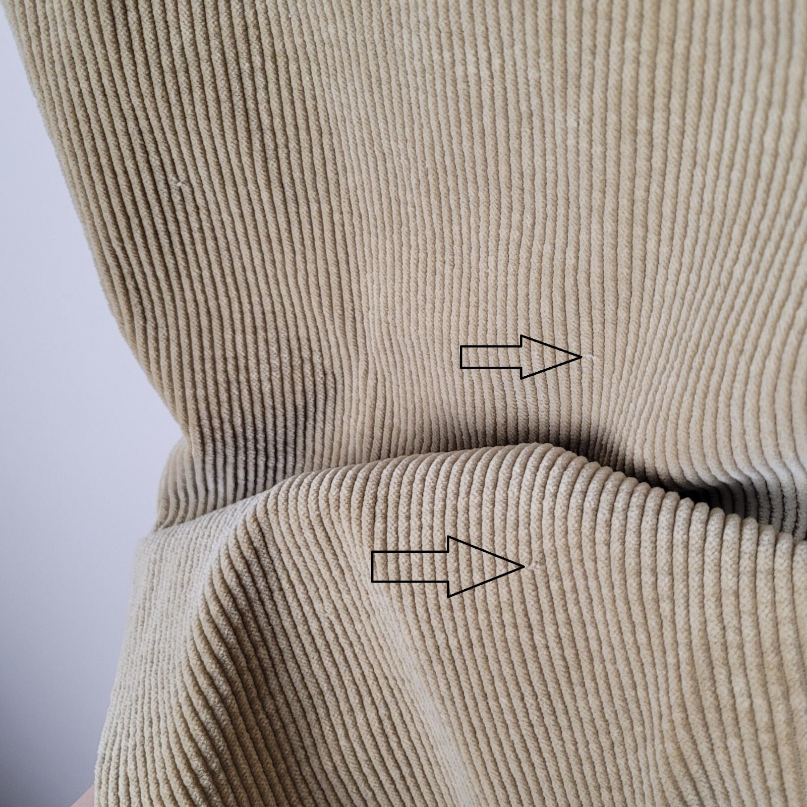 Matsuda Nicole Tokyo Size L Waist 39 Vintage 90s Chunky Corduroy Camel Pants