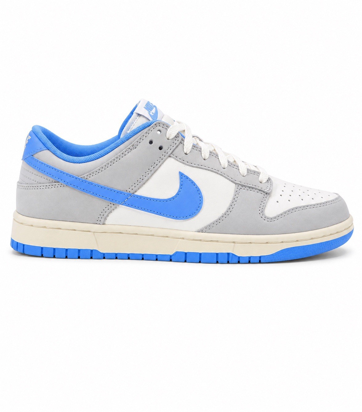 Size 9.5- Nike Dunk Low Athletic Department University Blue
