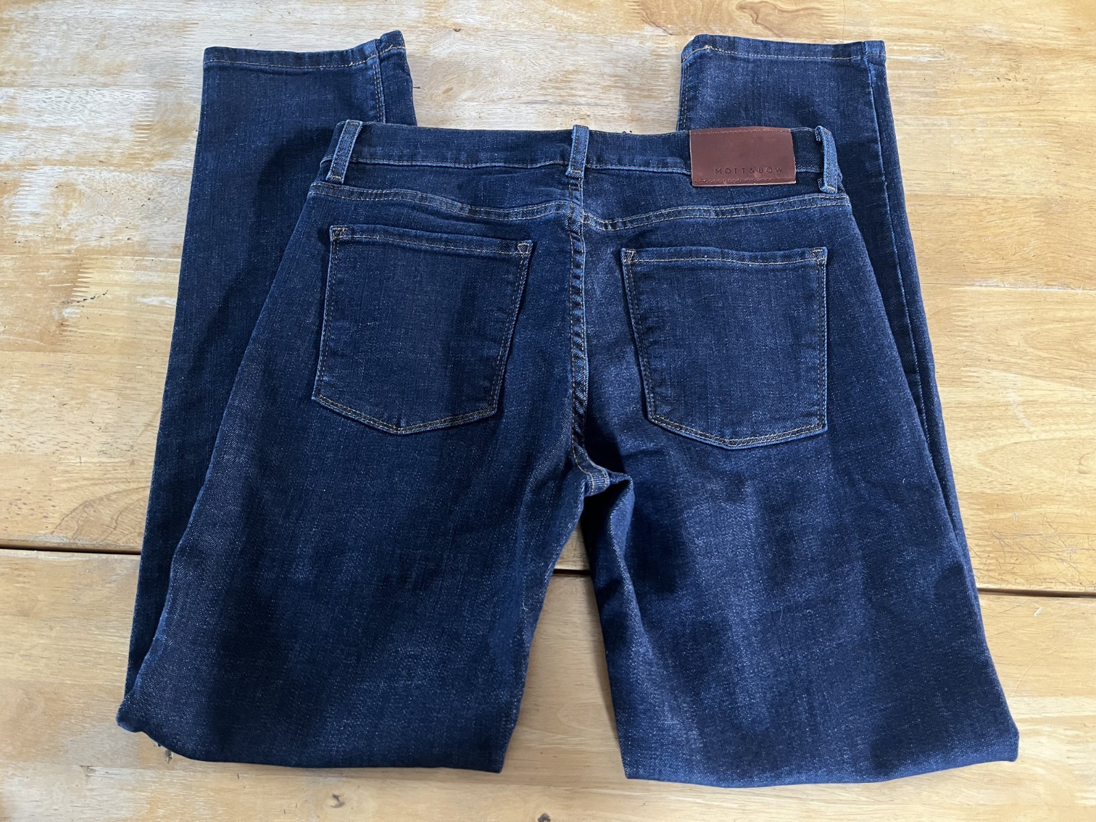 Mott & Bow Mens Slim Size 29 x30 Dark Wash Blue Jeans A01