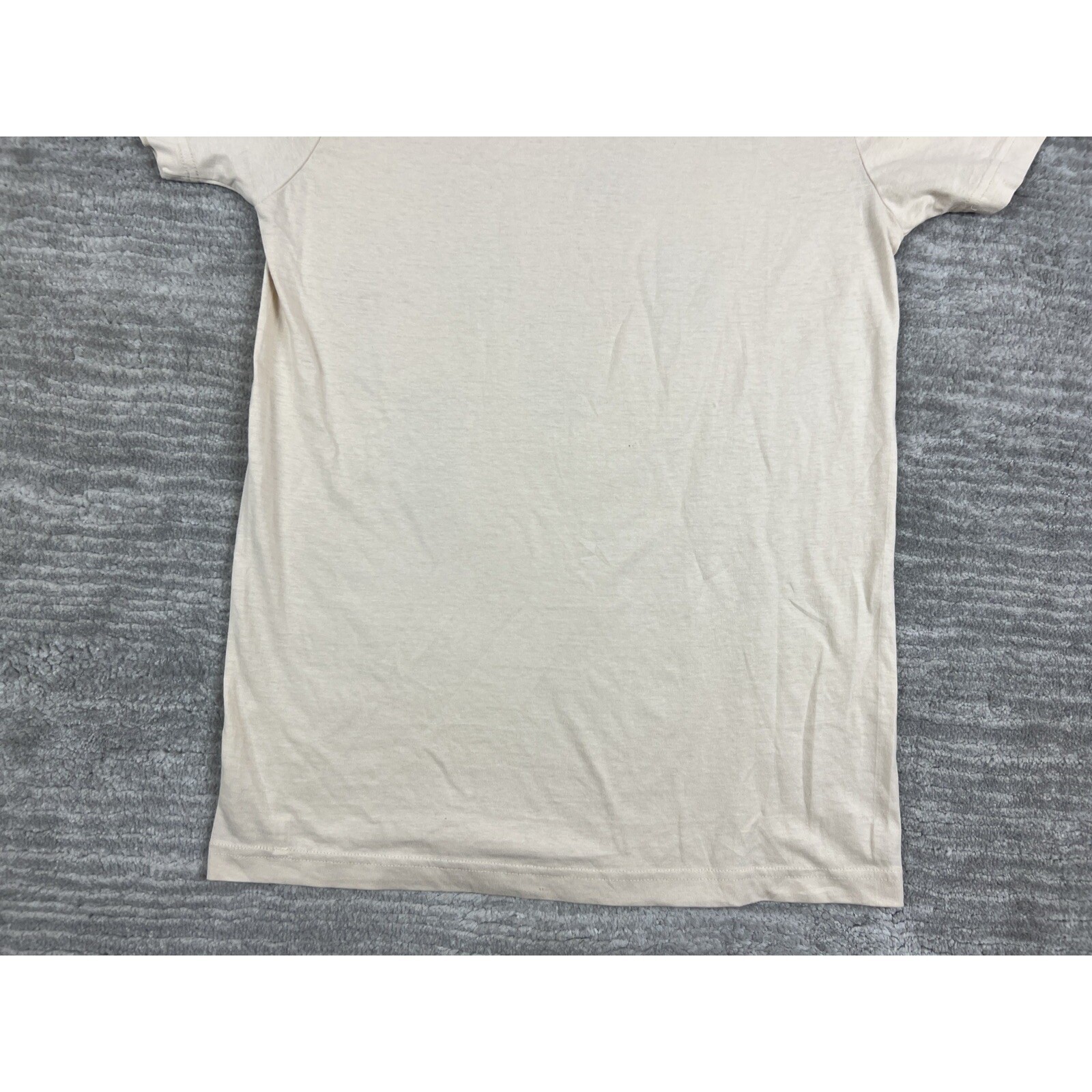 TinyTAN T-Shirt Unisex Small Cream BTS Dog Tags Graphic Short Sleeve Hot Topic