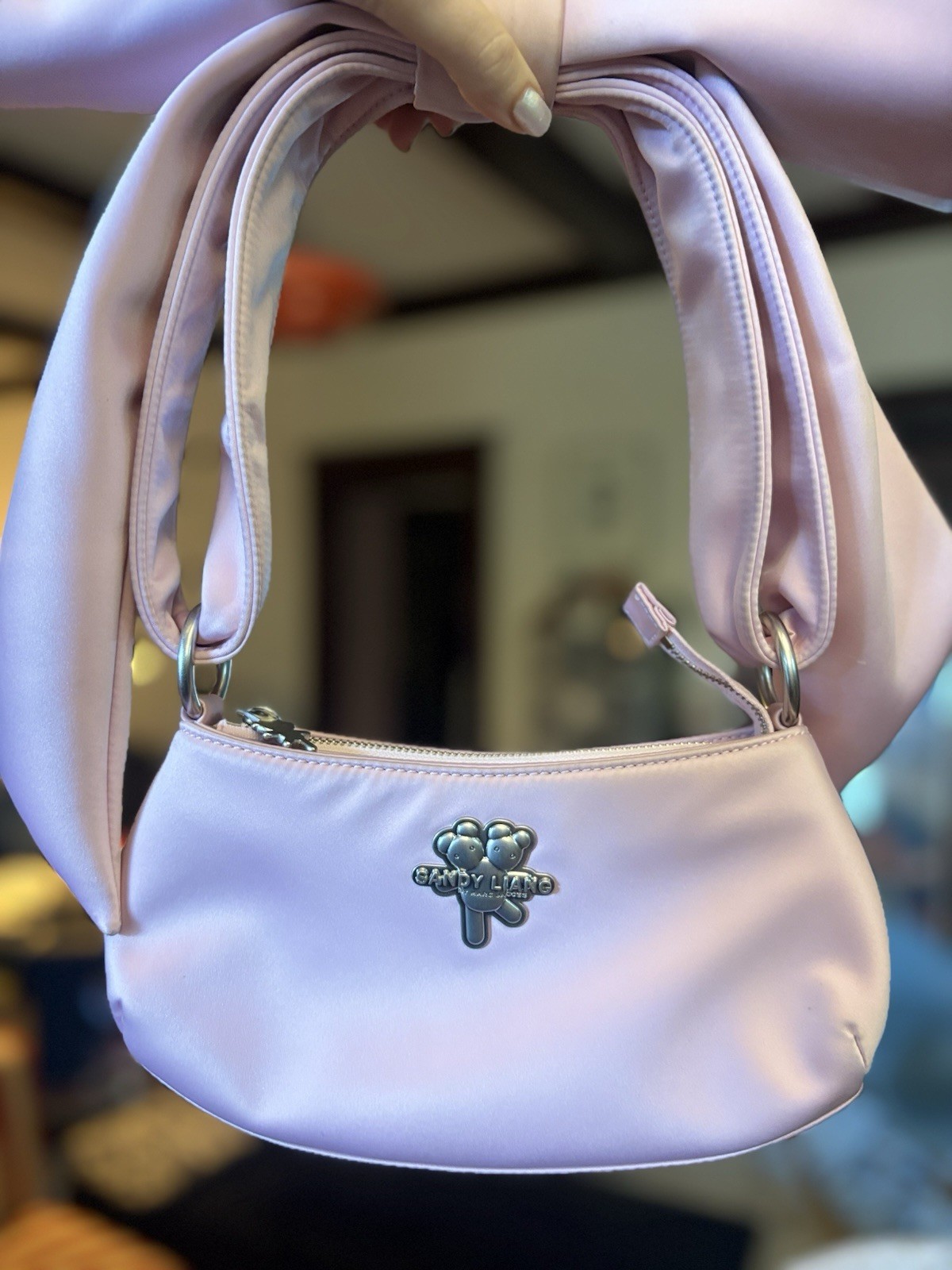 Heaven x Sandy Liang Pink Shoulder Bag Bow