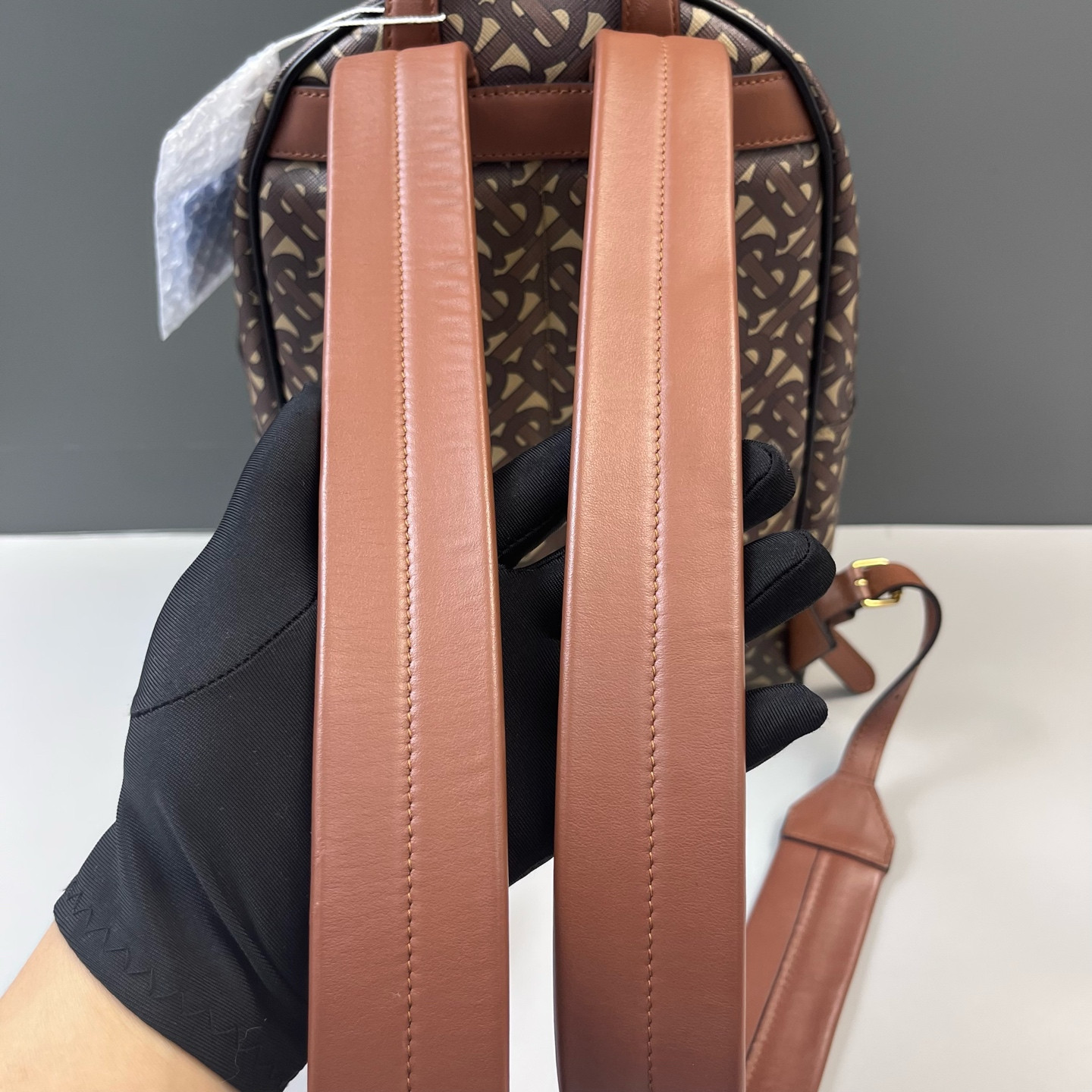 Authentic Burberry Classic Monogram Backpack Coated Canvas Backpack Brown eBay