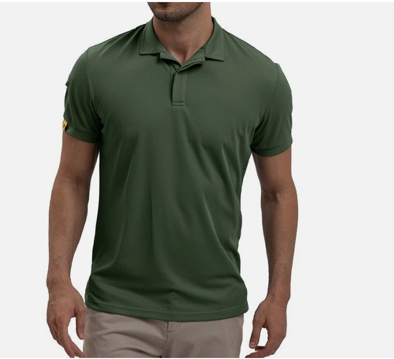 Tactical Casual Men’s Short Sleeve Polo T-Shirt Combat Top Shirt Quick Dry Sport