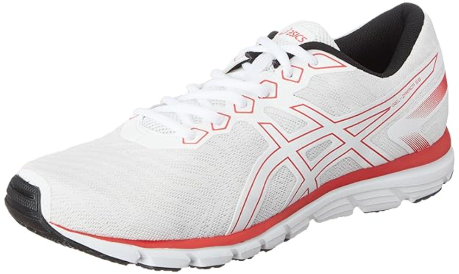 ASICS GEL-ZARACA 5 B “Brilliant White/Classic Red” Running Sneakers