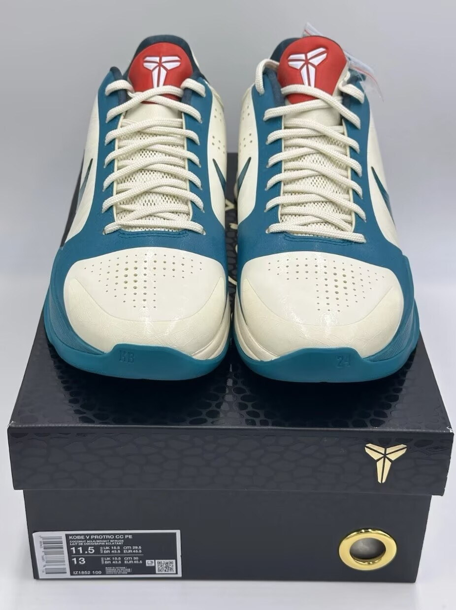 Nike Kobe 5 Protro ‘Caitlin Clark’ Coconut Milk Bright Spruce