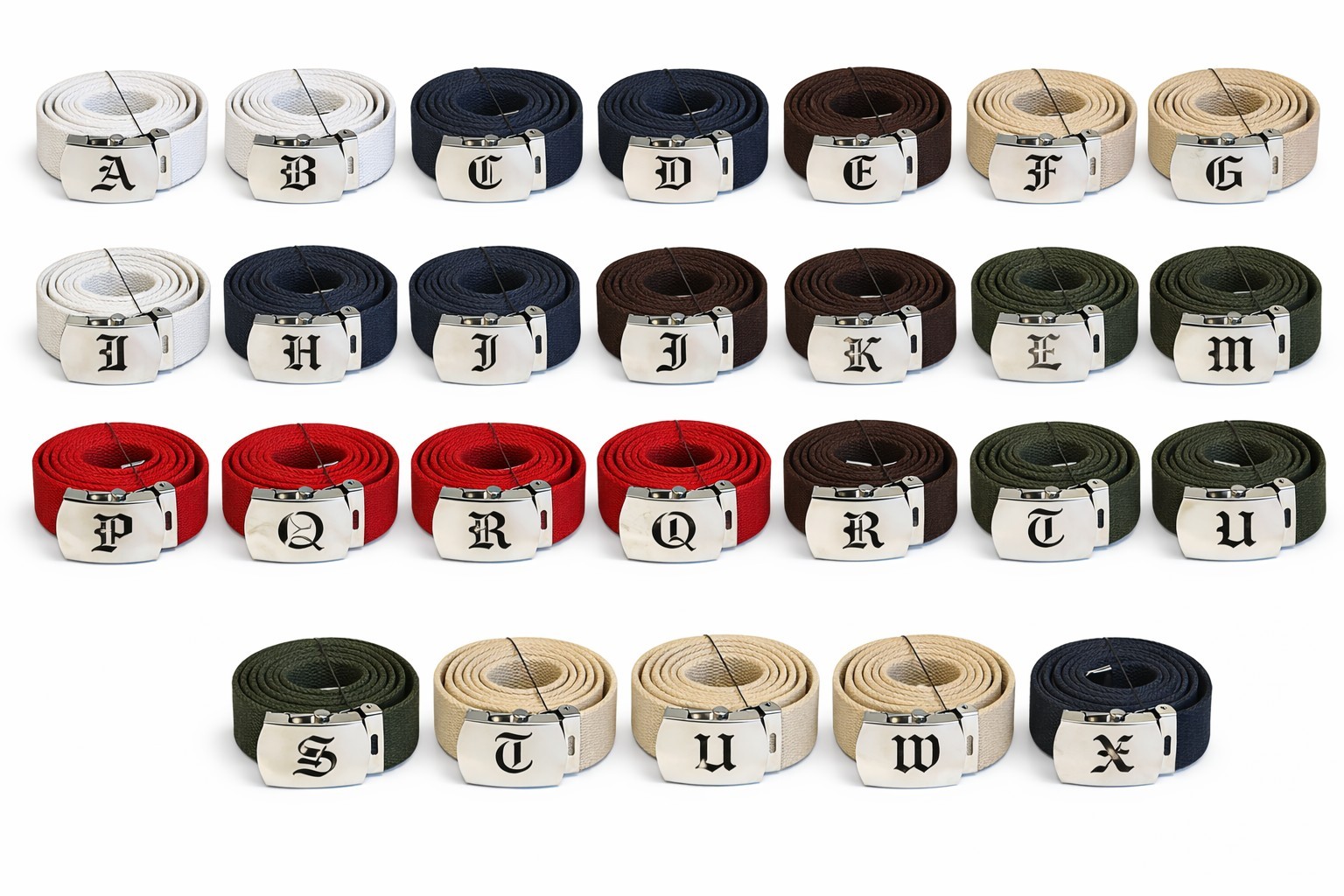 Old English 56inch Military Canvas Web Belt Buy 2 Get 1 Free