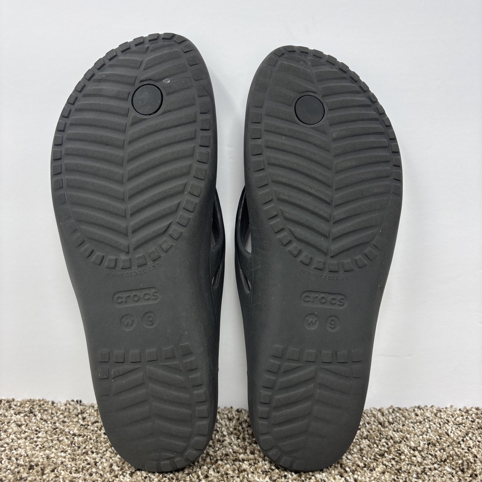 Crocs Kadee II Women’s Flip-Flops – Black, US 9