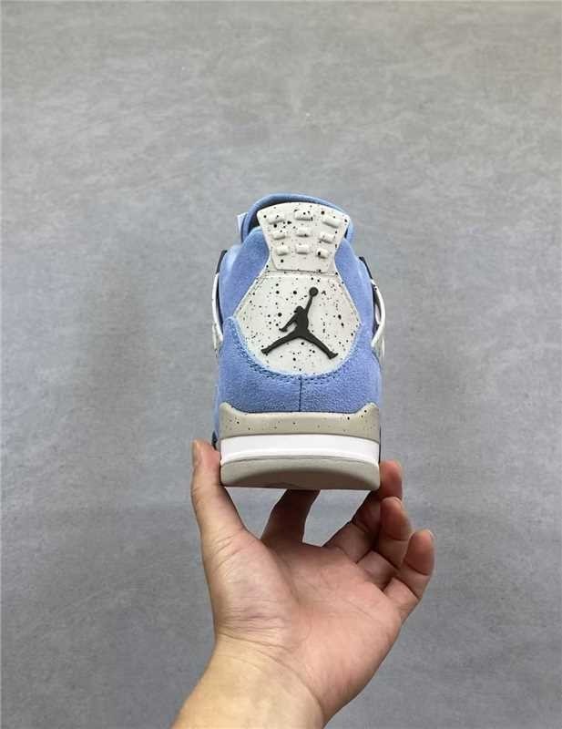 DS CT8527 400 Air Force One Jordan 4 University Blue Men’s Sneakers