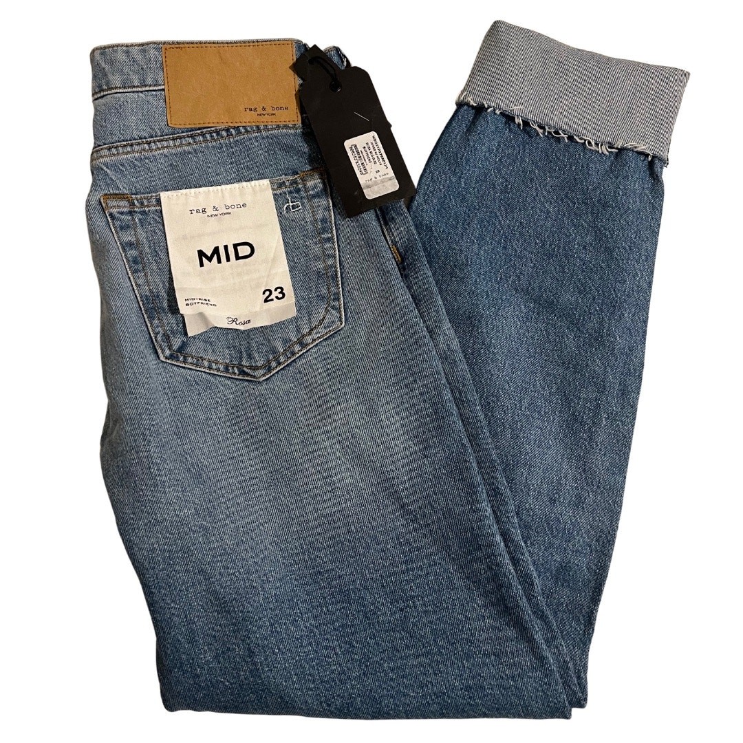 Rag & Bone | Rosa Mid-Rise Boyfriend in Jones | Size 23