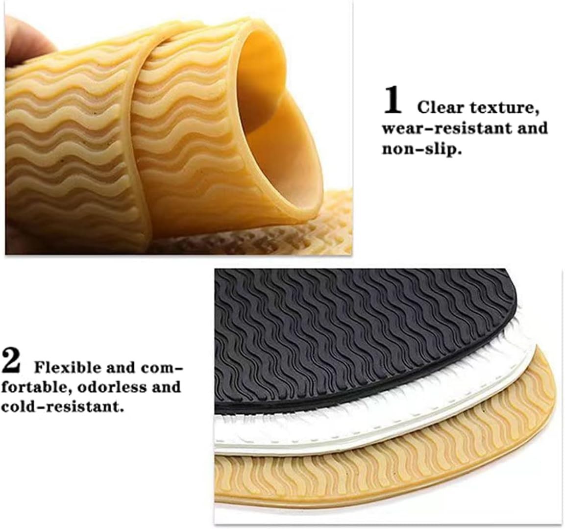 Full Soles Rubber Replacement Anti-Slip Shoe Bottom Repair Material Shoe Repair