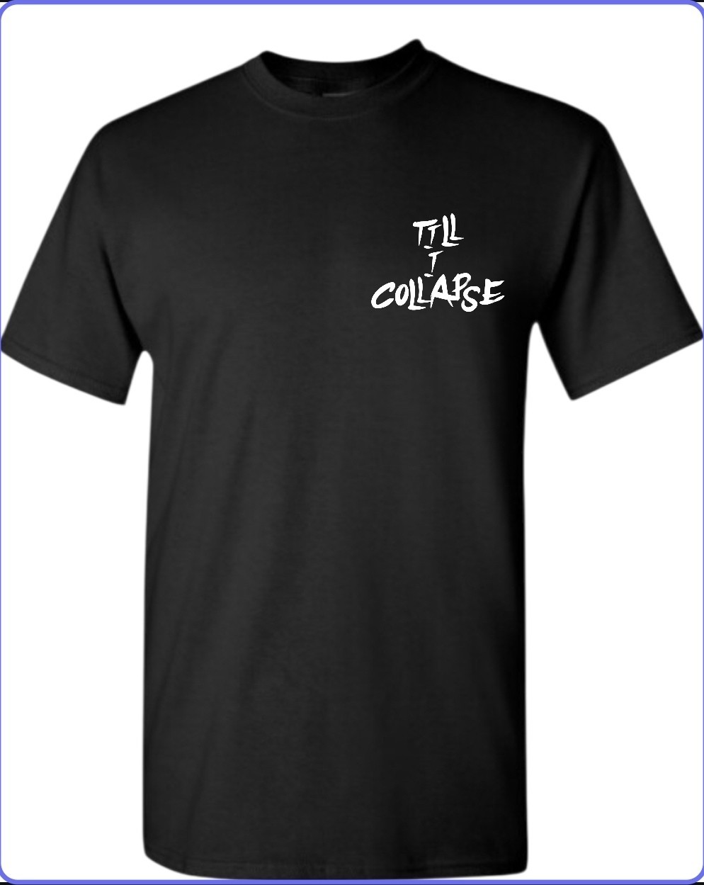 Skull Gym Men’s T-Shirt Till I Collapse Small To 3X-Large