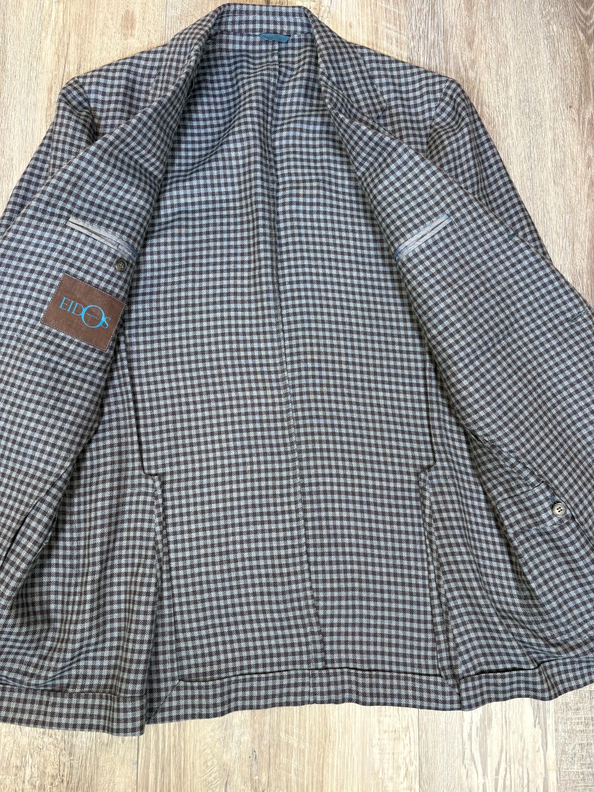 Eidos Linen Wool Blazer Size 42 L (52 EUR)