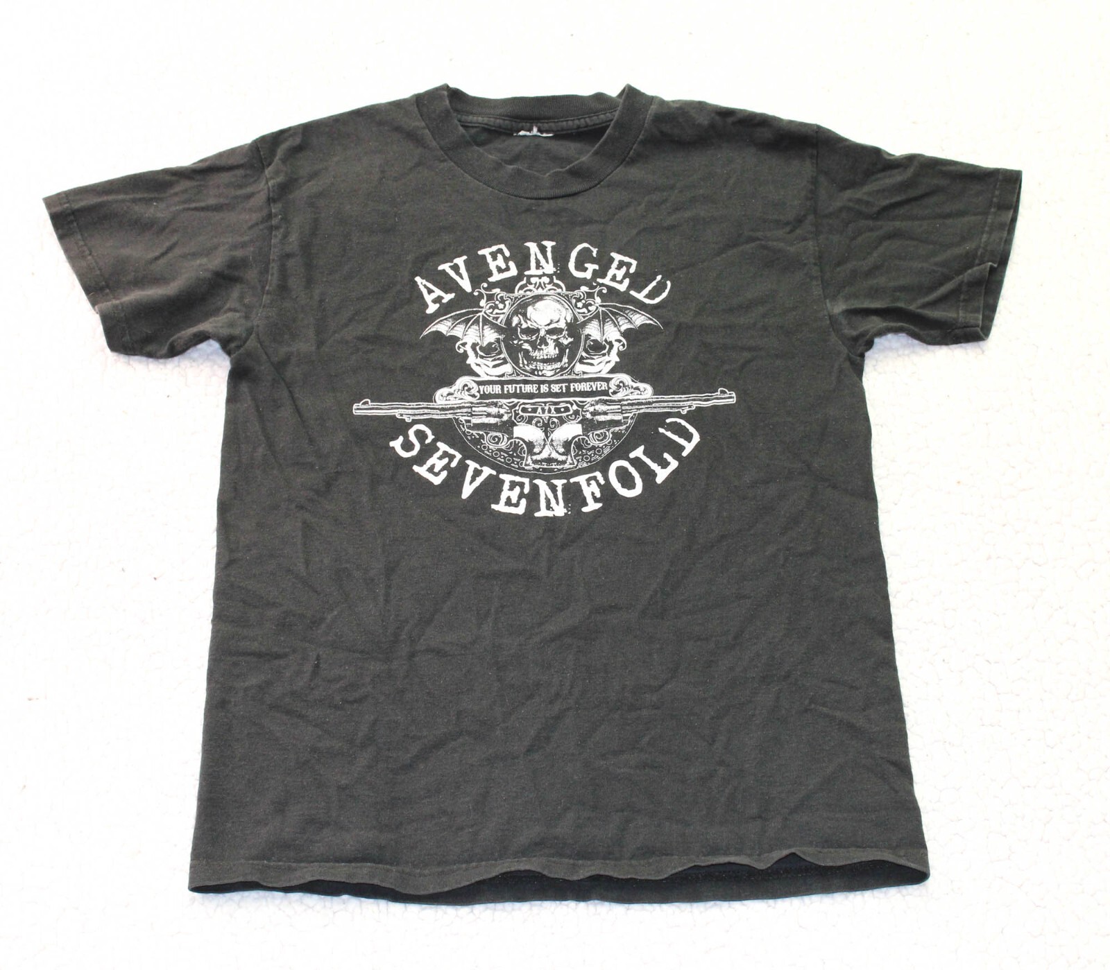 Avenge Sevenfold Your Future Is Set Forever T-Shirt Adult Black Short Sleeve