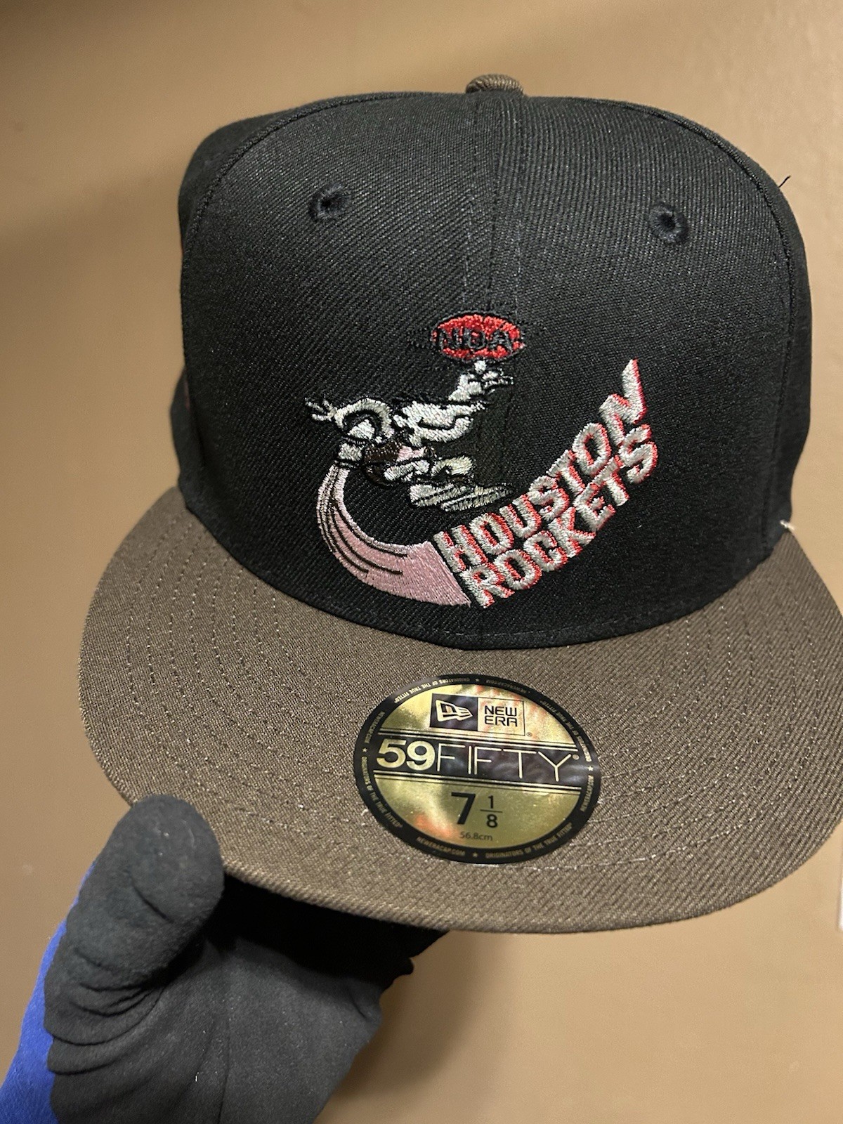 Houston Rockets 🔥 Throwback Mascot New Era *Rare* 59Fifty Sz. 7 1/8