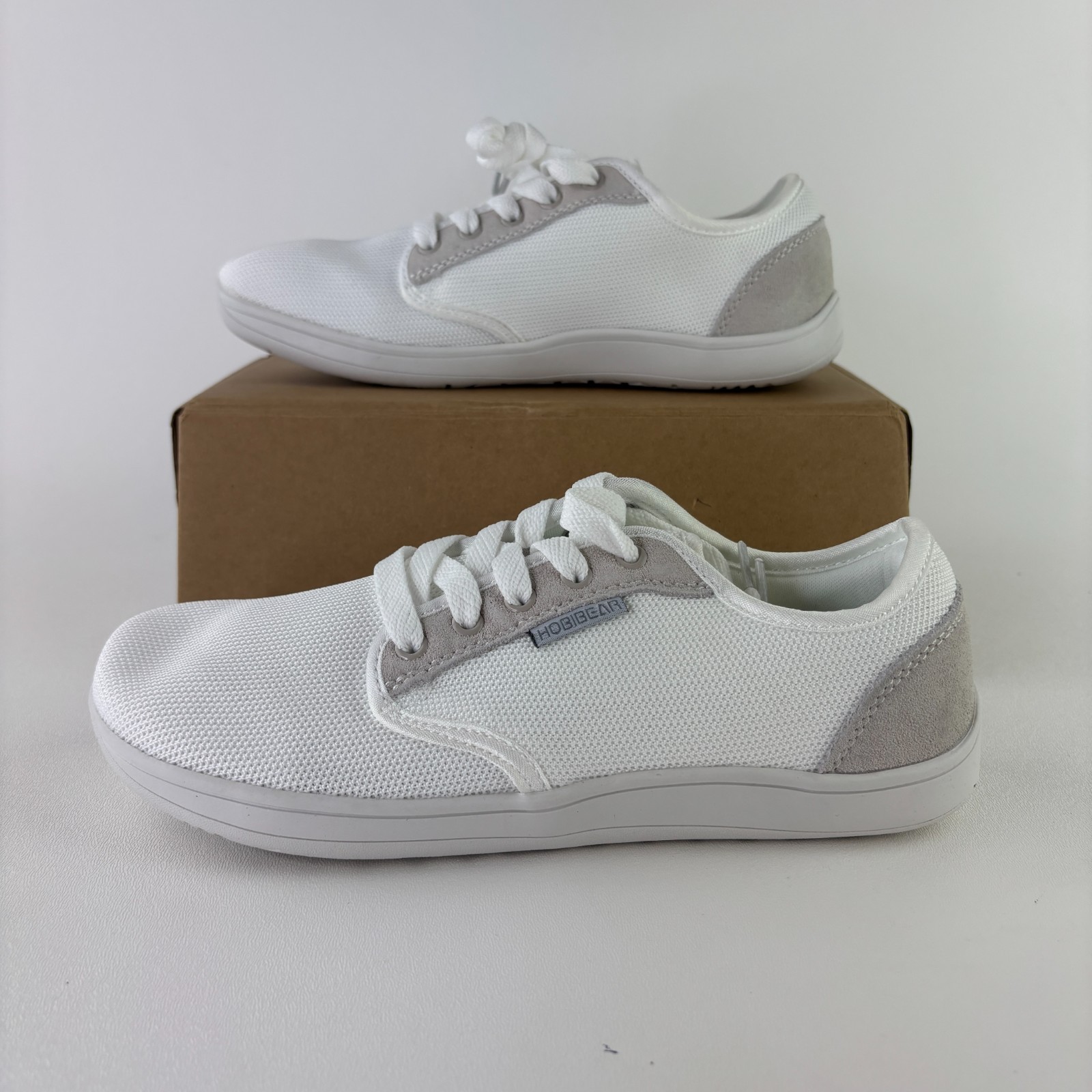 Hobibear Barefoot Minimelist Sneaker Shoes Womens Size 39 (8.5) White NIB