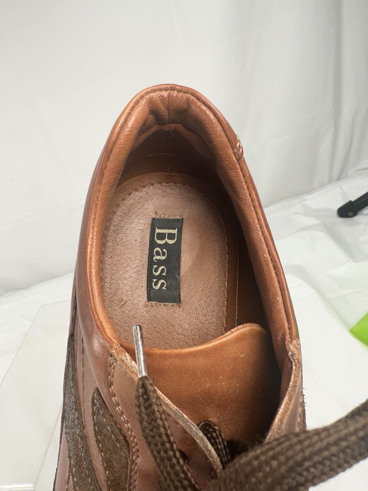BASS MIDFIELD LEATHER WALKING SHOE SNEAKER SIZE 13 M