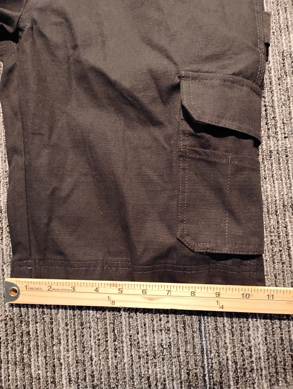 Genuine Dickies Ripstop Ultimate Cargo Short Men’s Size 30 Relaxed Fit Black NEW