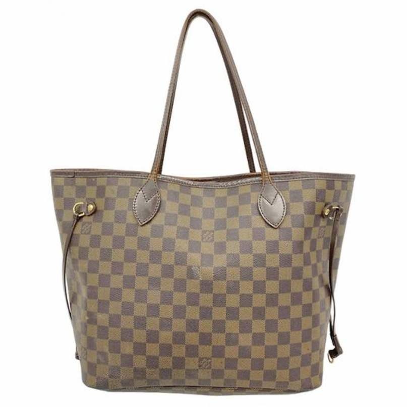 Louis Vuitton Damier Neverfull MM Tote Bag N51105 Original Dust Bag Japan