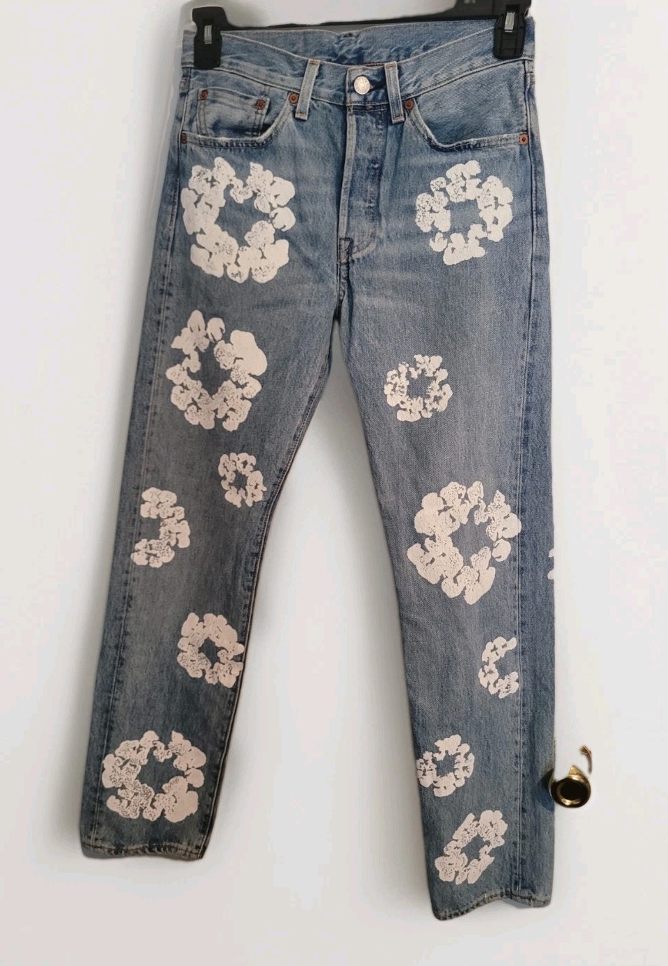 Levi’s 501 DT Denim Tears Cotton Wreath Jeans Levi’s Big E |28×30| Button Fly