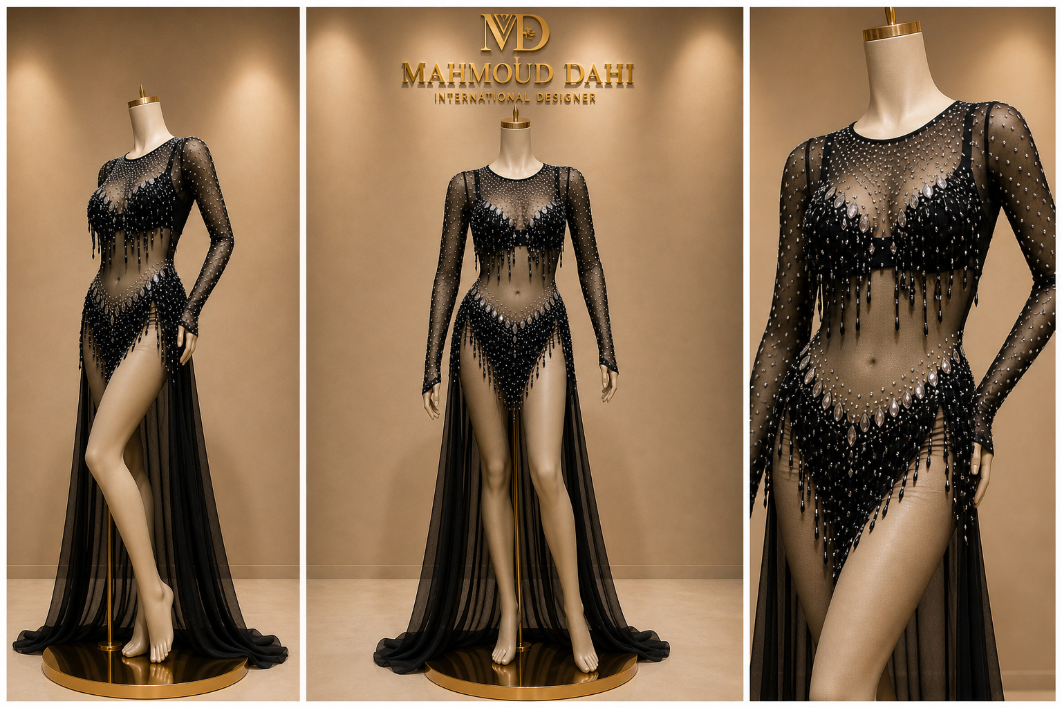 Professional Egyptian Belly Dance Bra & Skirt Set Crystal Rhinestone Costume