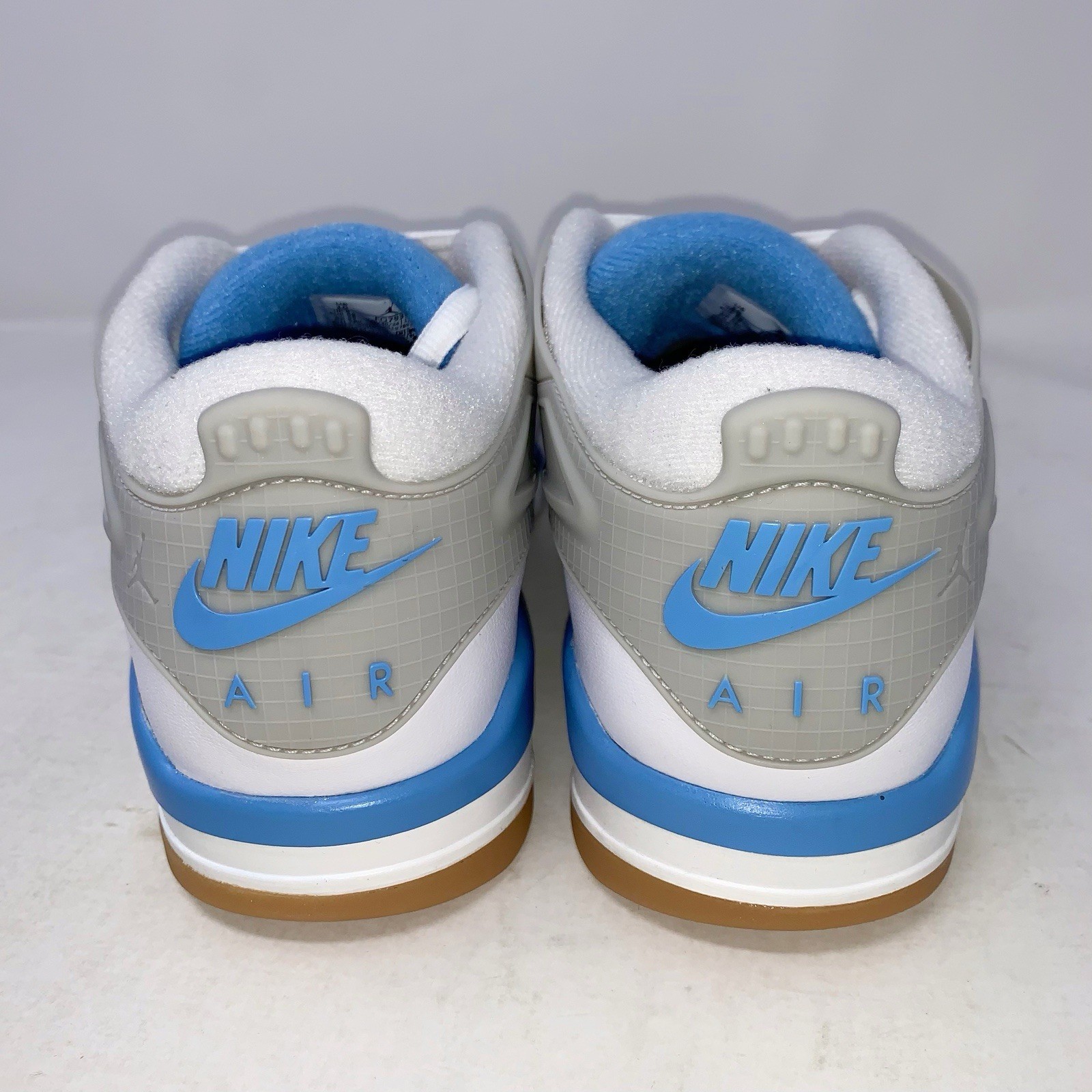 Air Jordan 4 RM ‘UNC Blue’ White Sneakers, Size 10 BNIB FQ7939-104