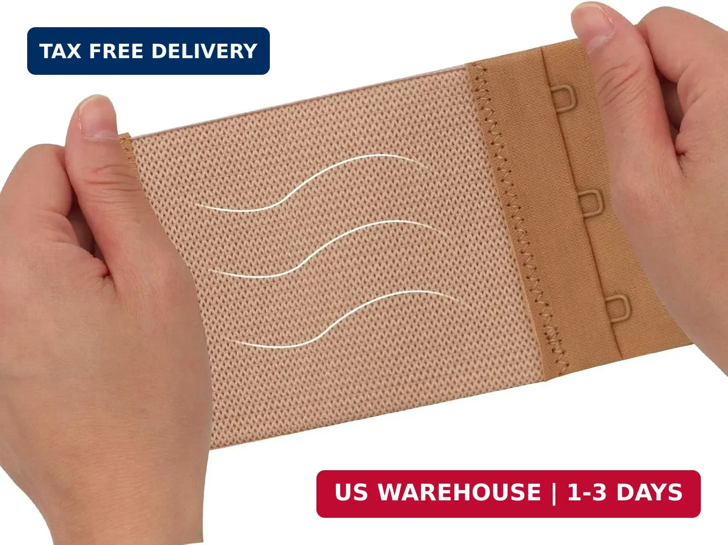 Women’s Bra Extender 3 Hook / 2 Hook Bra Extension Strap Soft and Comfortable