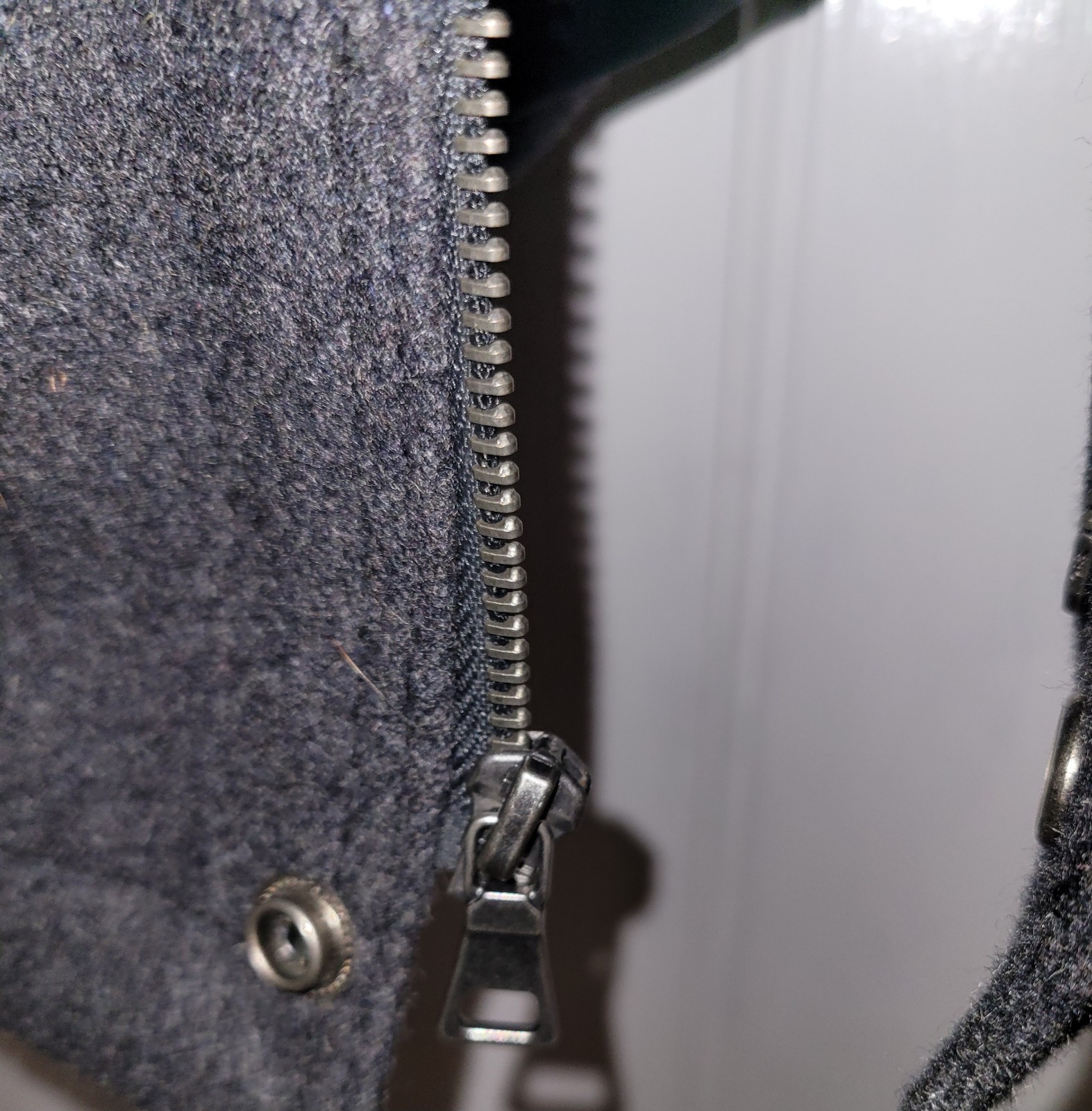 Merona Snap Button/ Zip Up Wool/ Poly Jacket Size Xl