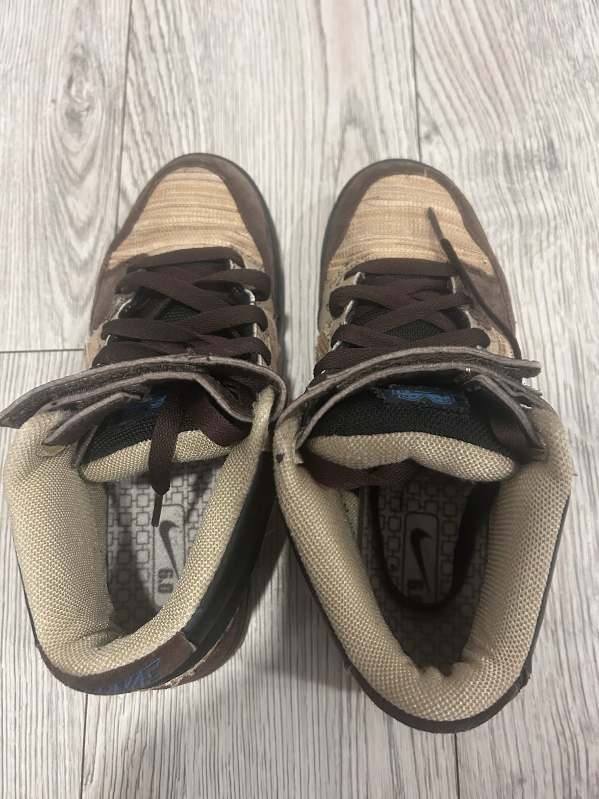 Nike 6.0 Mogan Mid Premium “Woody” Shoes Men’s U.S. Size 8 Brown Sneakers