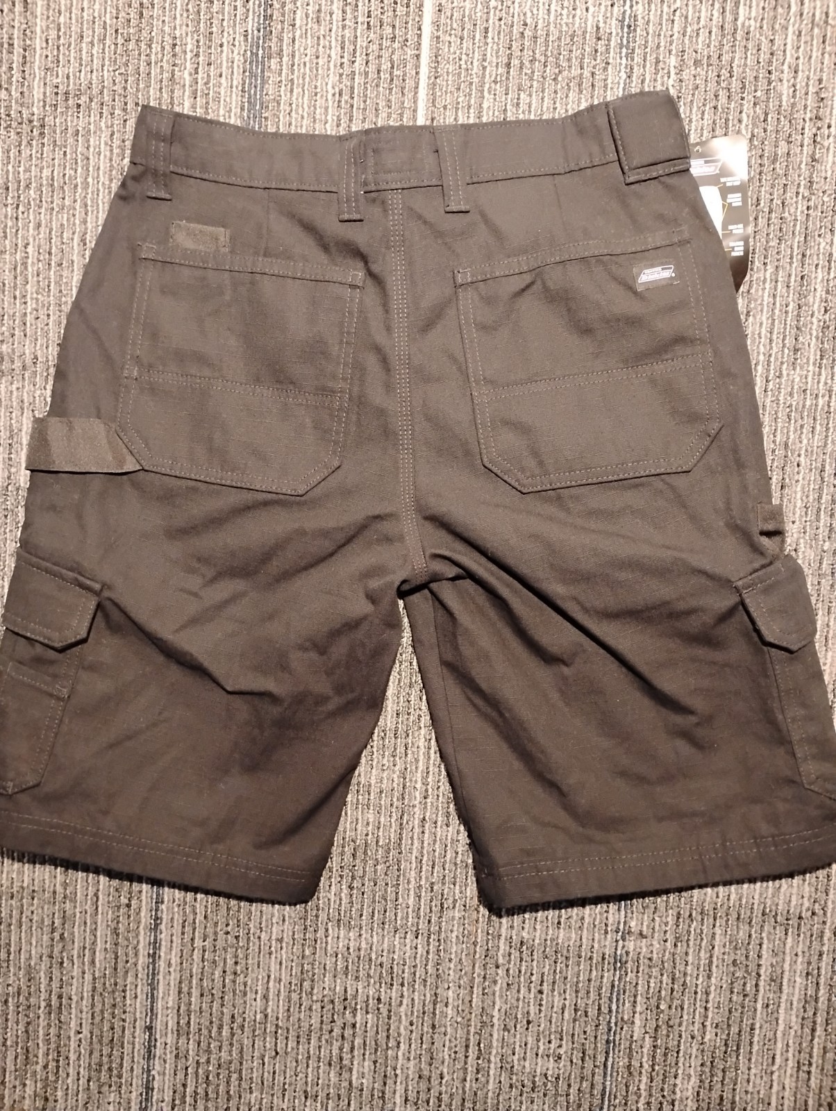 Genuine Dickies Ripstop Ultimate Cargo Short Men’s Size 30 Relaxed Fit Black NEW