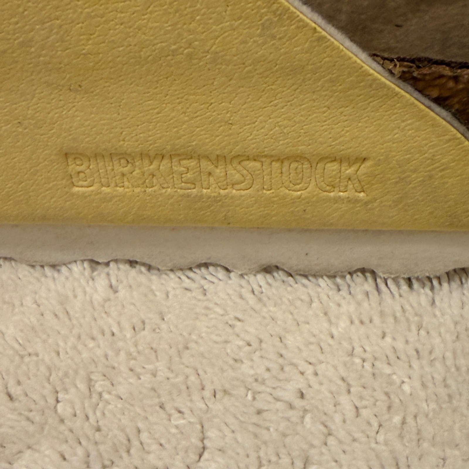 Birkenstock Florida Yellow Triple Strap Sandals Women’s EU 38 US 7-7.5