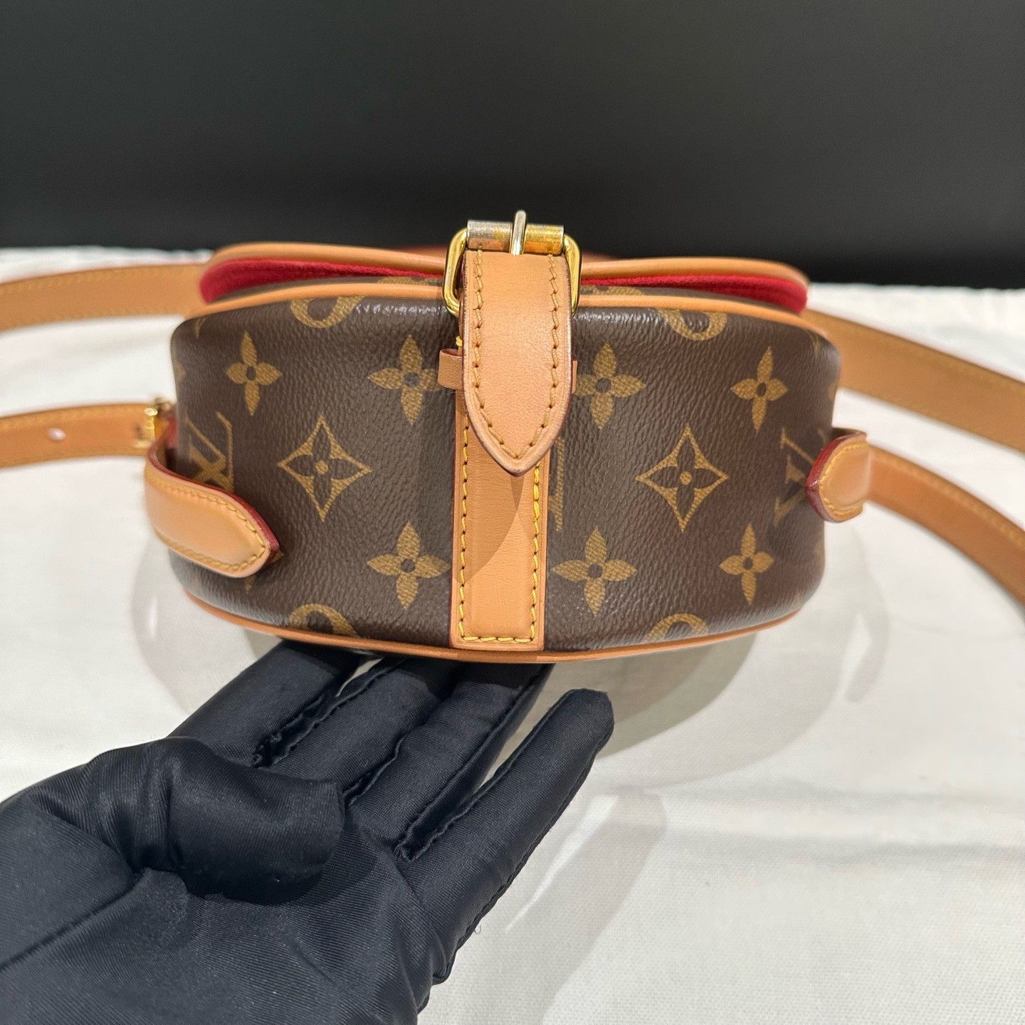 Louis Vuitton Pre-Owned Authentic Saddle Bag Monogram Free Tracked Shipping