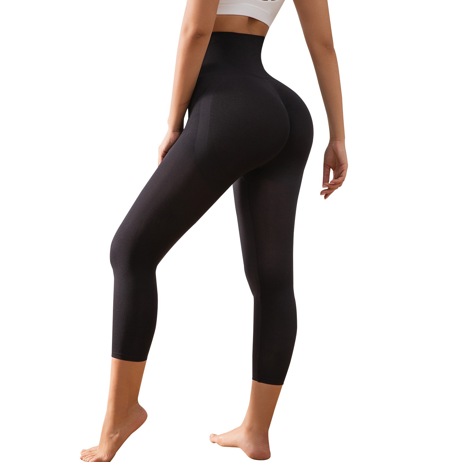 Women Anti Cellulite Compression Capris Thigh Slimmer Slimming Body Shaper