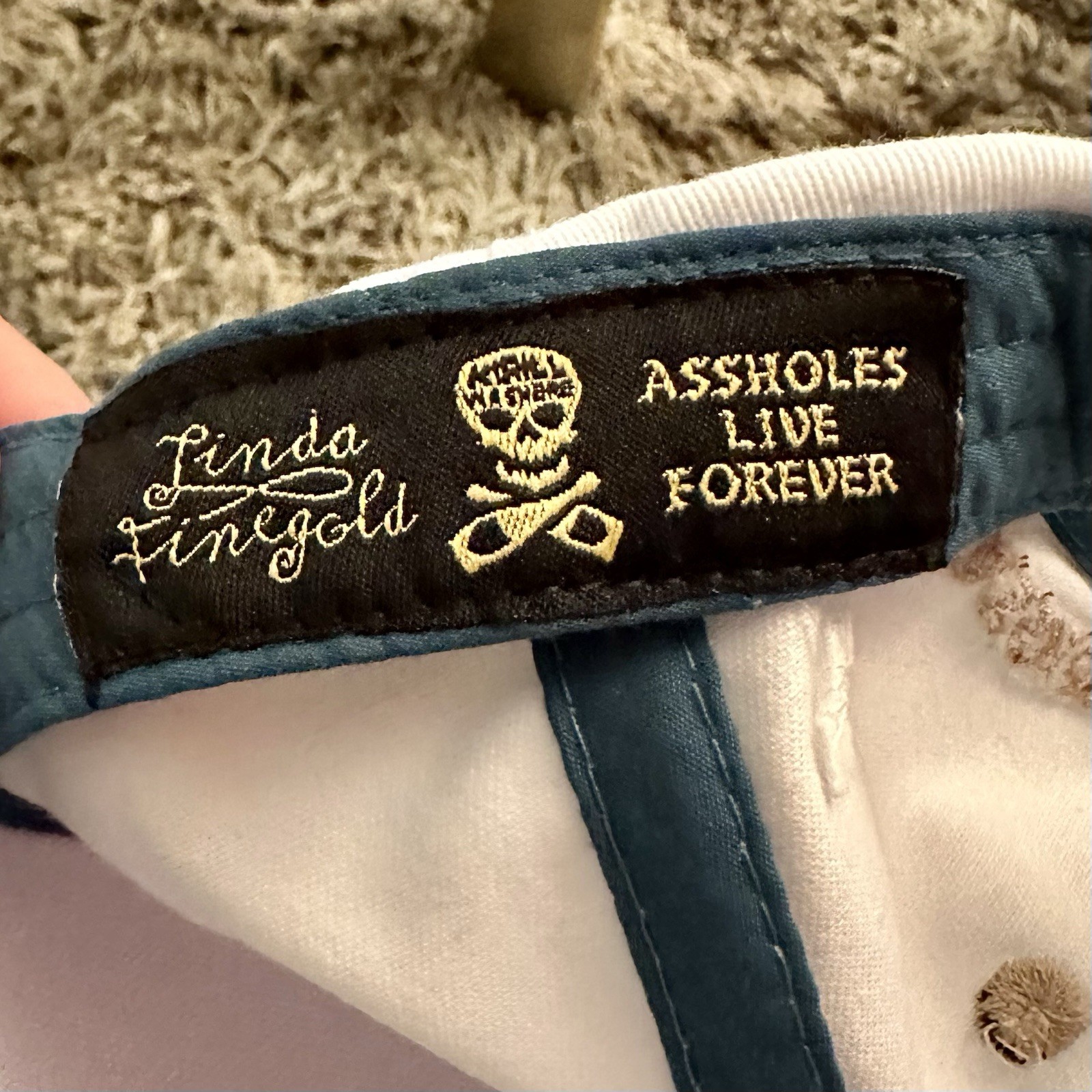 A$$holes Live Forever Hat Pre Owned Excellent Condition