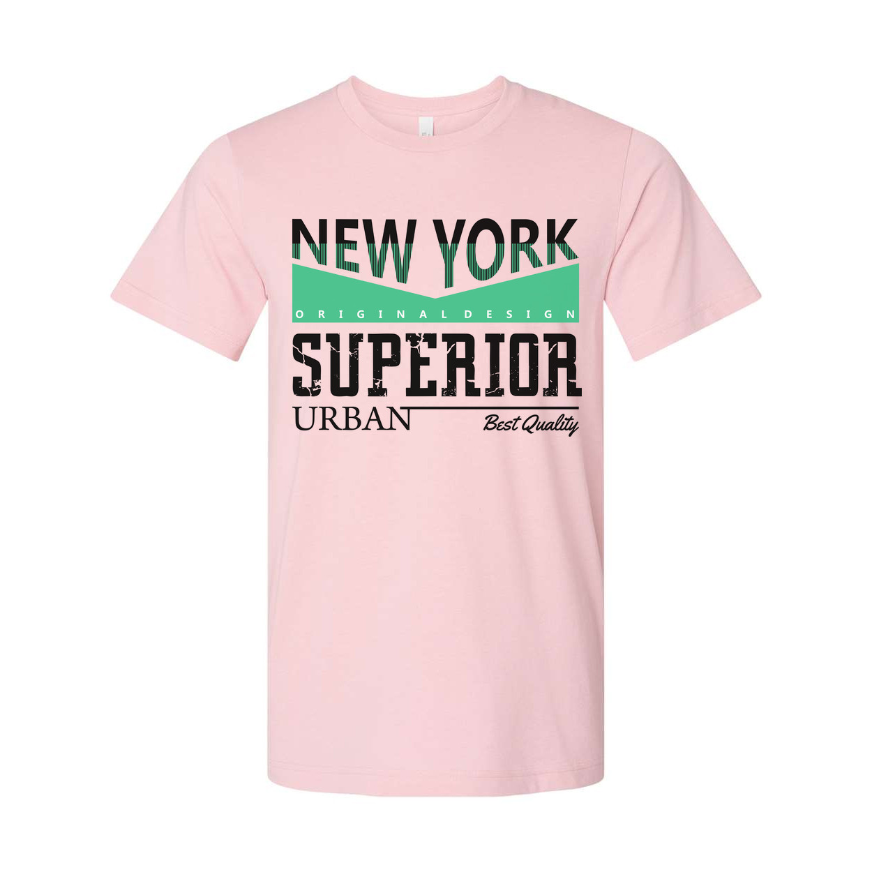 New York Superior Urban Graphic Tee With Original Design For Unisex Short Sleeve