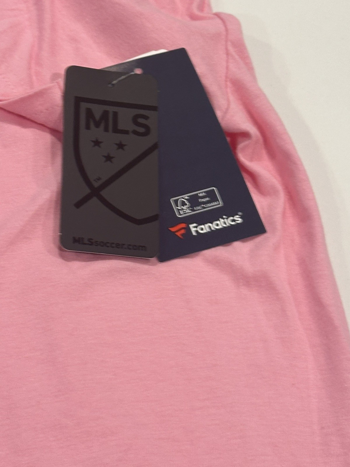 Men’s Fanatics MLS Inter Miami Messi shirt Officially Licensed Pink SZ 2XL NWT