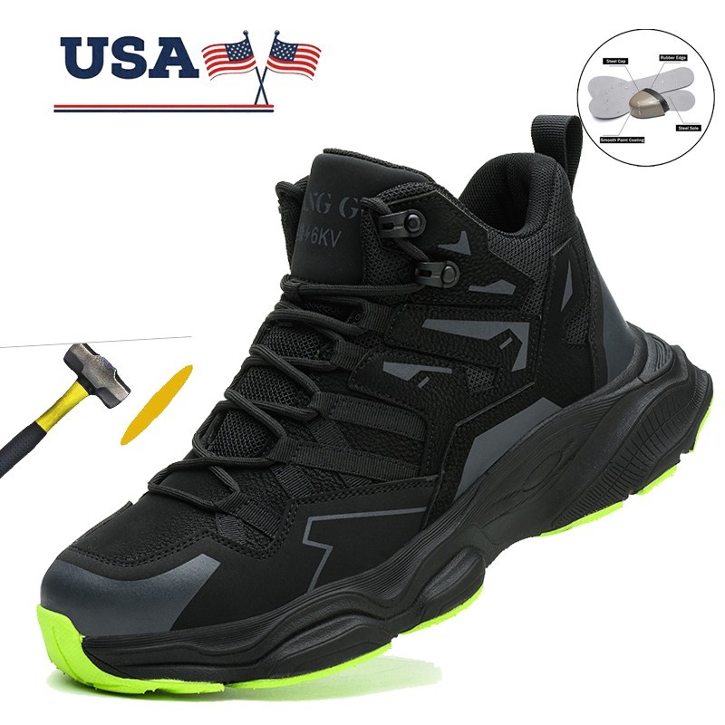 Indestructible Safety Work Shoes Steel Toe Breathable Work shoes Mens’ Sneakers