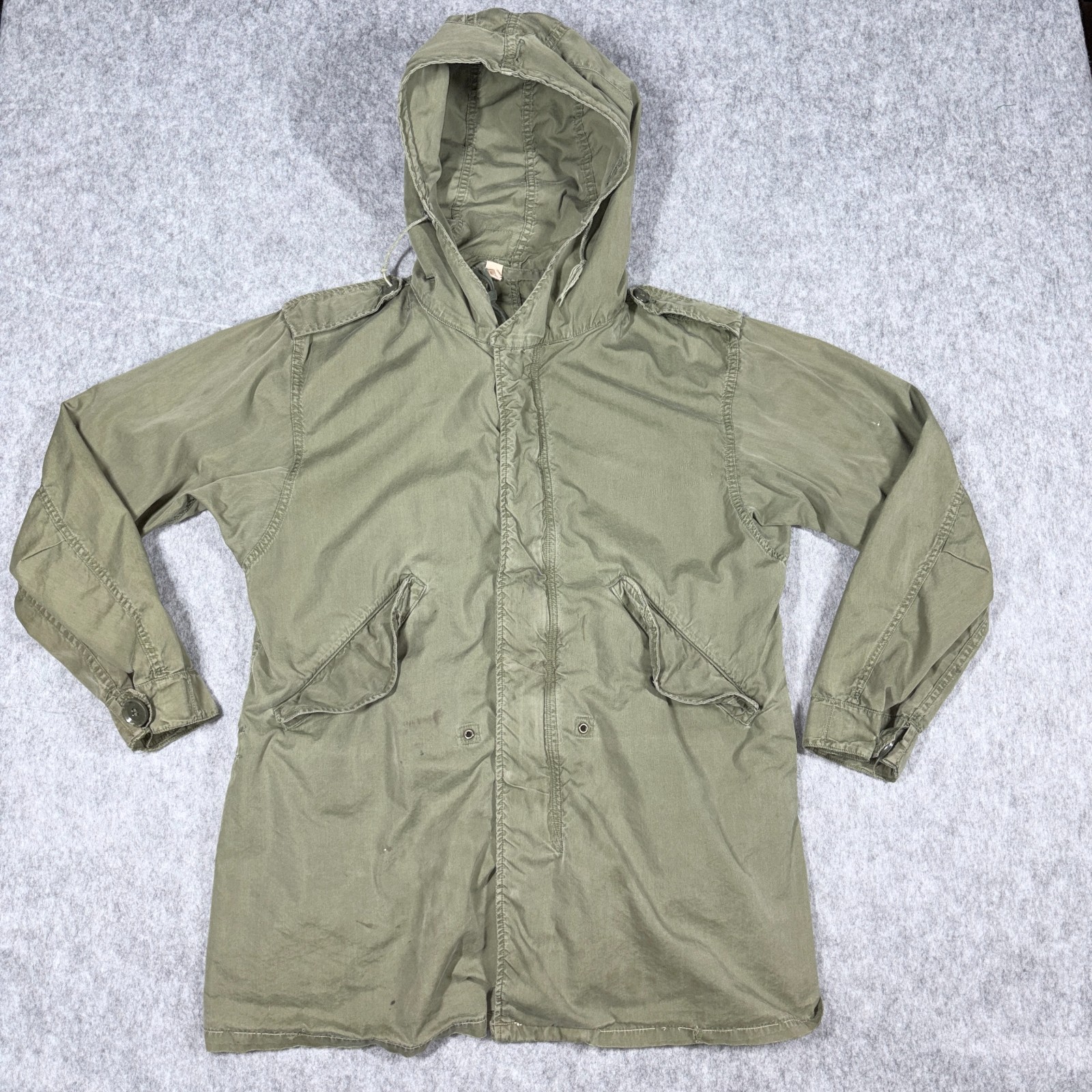 Vintage M-51 Parka Mens XS Military US Army Korean War Shell Jacket Hooded