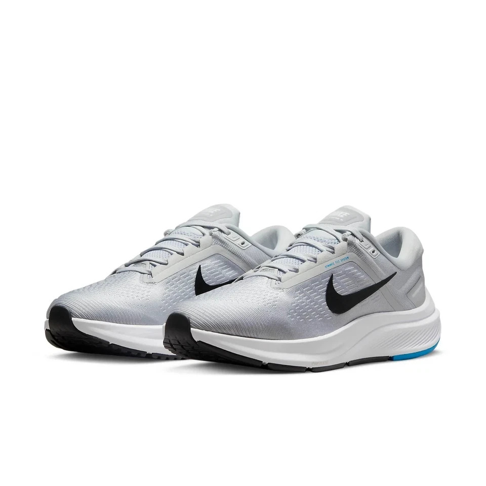 Nike Air Zoom Structure 24 Pure Platinum Black Men’s Running DA8535-004