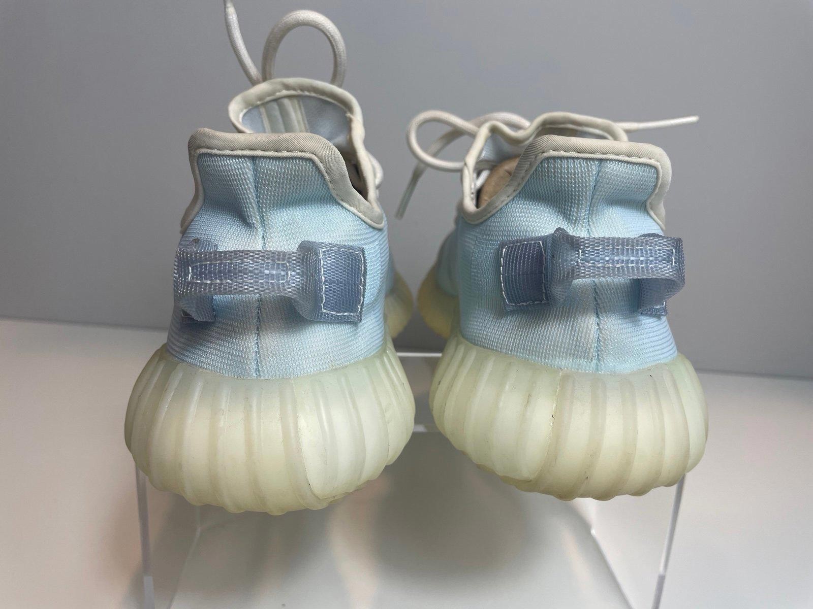 Yeezy x Adidas Blue/White Mesh Boost 350 V2 Mono Ice Sneakers Size US 6.5 39.5