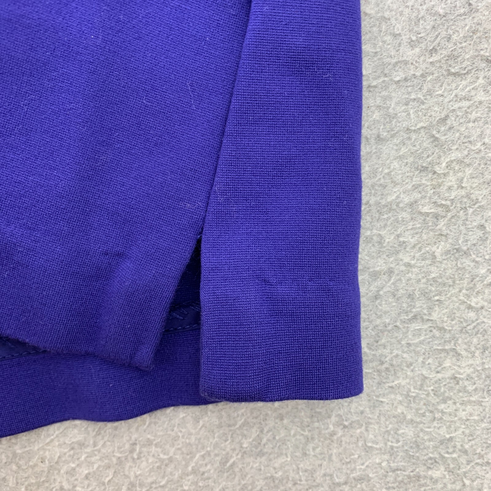 Trina Turk Top Womens Size 12 Blue Stretch Crop Zipper Closure