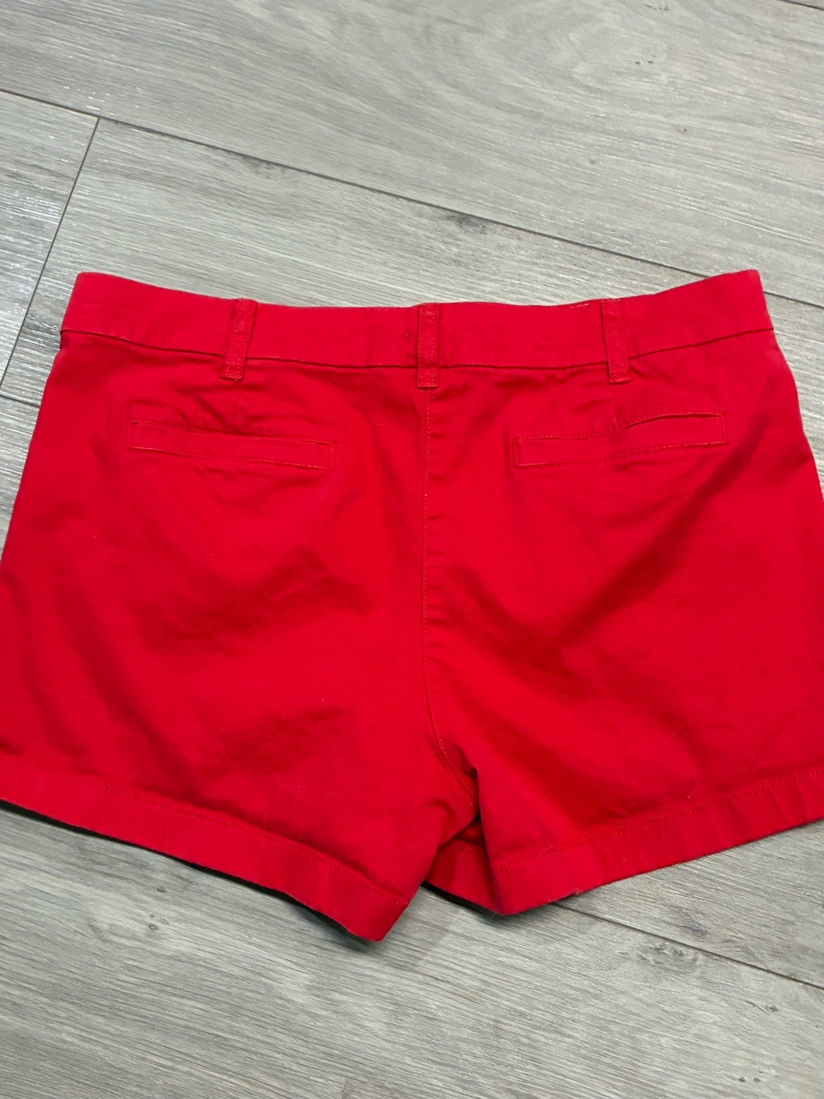 J Crew Shorts Womans Size 12 Red 4.3” Inseam