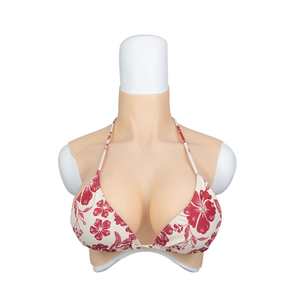 Realistic B-H Cup Silicone Breast Forms Breast Plate Fake Boobs For Crossdresser