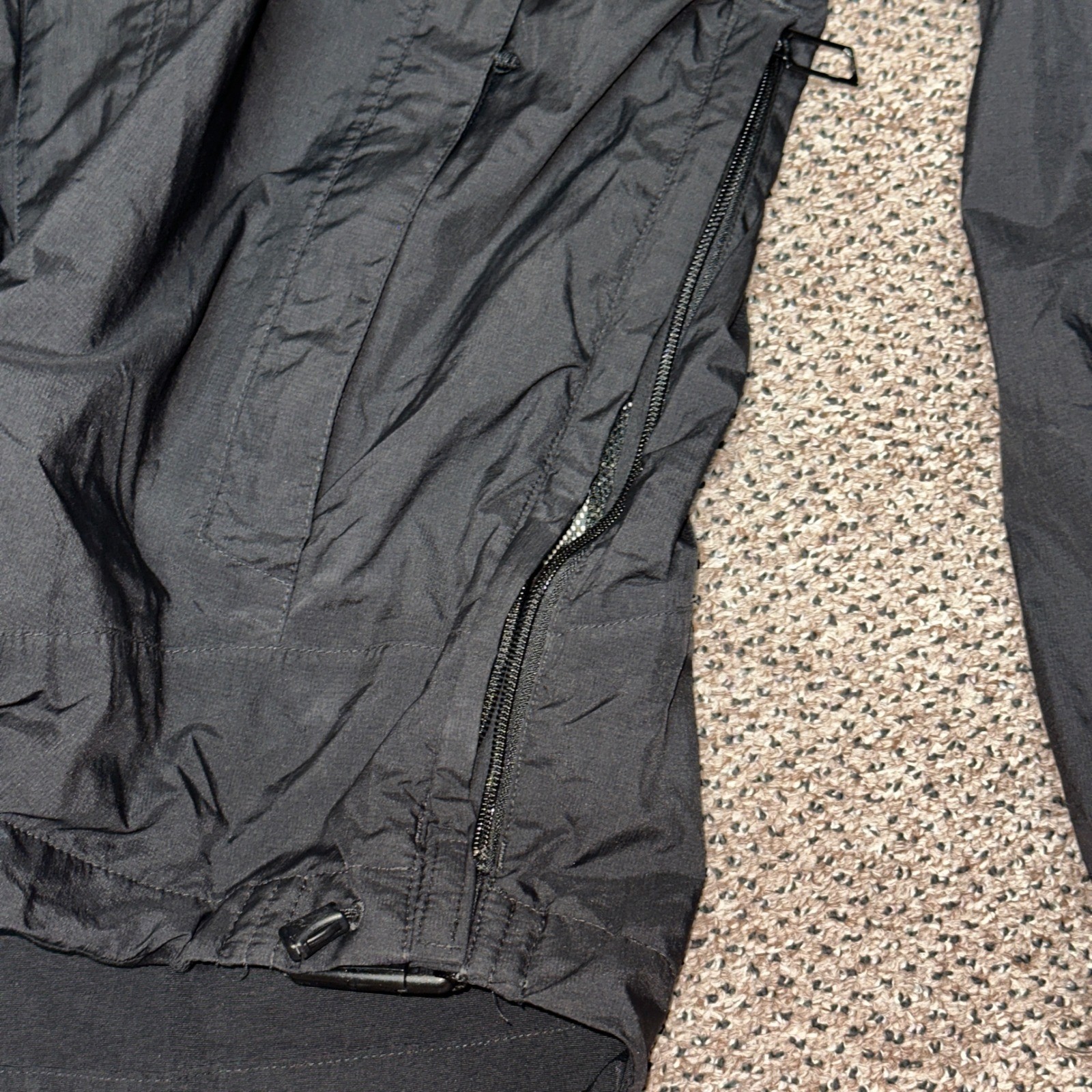 5.11 Tactical Series Response Jacket Black Nylon Hooded Duty Windbreaker Mens M