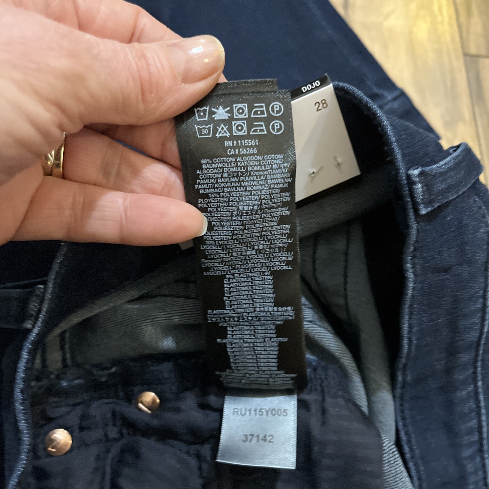 7 FOR ALL MANKIND DOJO Original Trouser Jeans 28 in BBLS