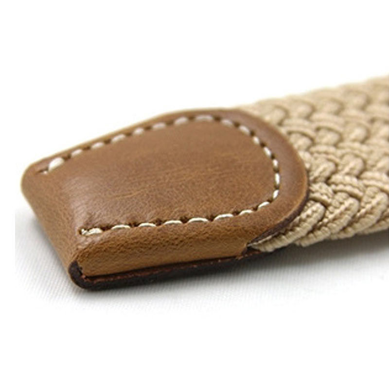 Elastic Fabric Braided Belt, Enduring Stretch Woven Belt for Women men unisex