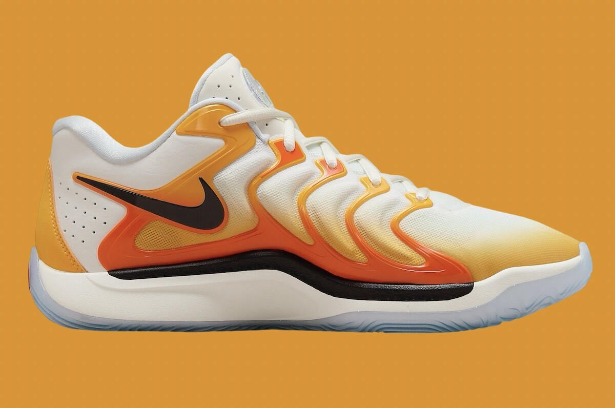 Nike Kevin Durant KD 17 Sunrise University Gold White FJ9487-700 sz 9.5 Men’s