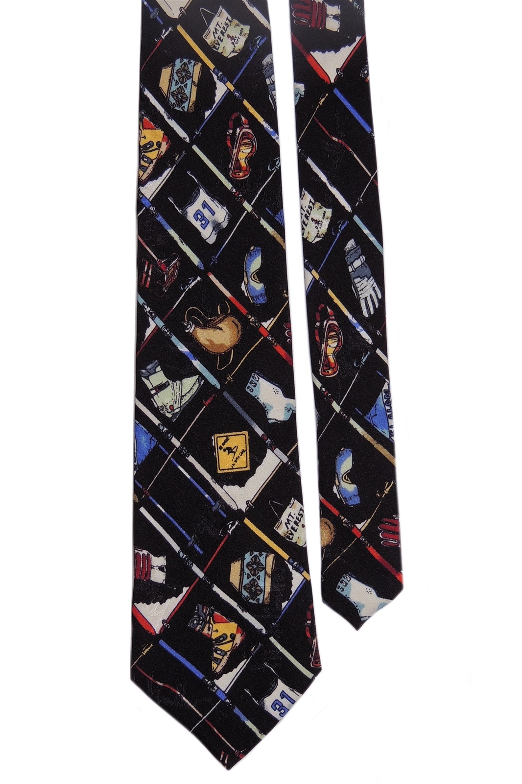 Nicole Miller Boys’ 100% Silk Novelty Neck Tie Black Multi 2 3/4″ x 53″