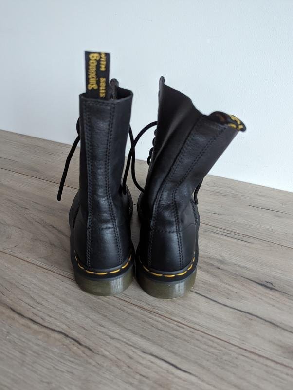 Women Dr Martens boots black leather 37 #7KN6
